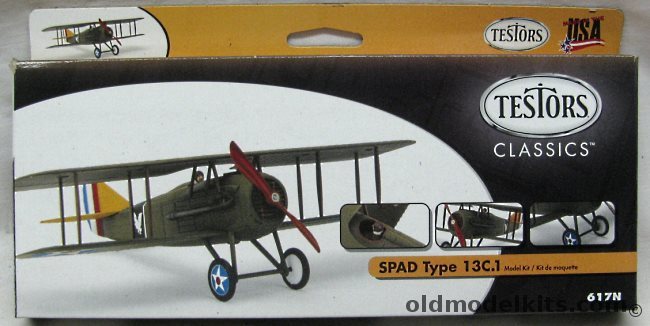 Testors 1/48 Spad 13C.1 - (ex-Hawk), 617N plastic model kit